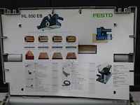 Festool schaafmachine hl 850 eb-plus incl. opbergkoffer - afbeelding 3 van  10