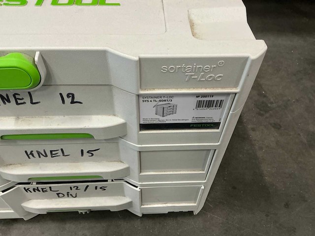 Festool sortainer t-loc met inhoud (87x) - afbeelding 5 van  5