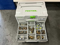 Festool sortainer t-loc sys 4 tl-sort/3 met inhoud (75x) - afbeelding 1 van  5