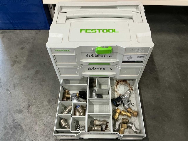 Festool sortainer t-loc sys 4 tl-sort/3 met inhoud (75x) - afbeelding 3 van  5