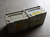 Festool systainer t-loc opbergkisten (leeg) - 2 stuks - afbeelding 1 van  3