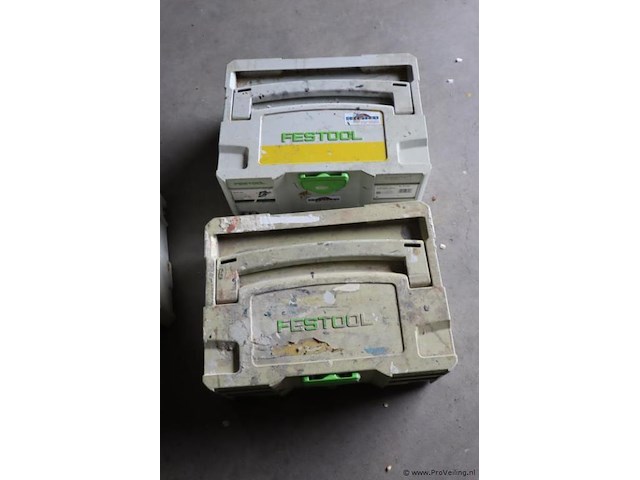 Festool systainer t-loc opbergkisten (leeg) - 2 stuks - afbeelding 2 van  3