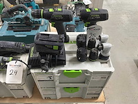 Festool t18 schroefboormachine (2x)
