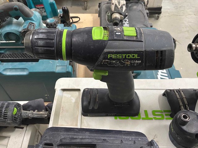 Festool t18 schroefboormachine (2x) - afbeelding 4 van  11