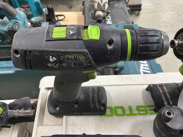 Festool t18 schroefboormachine (2x) - afbeelding 5 van  11