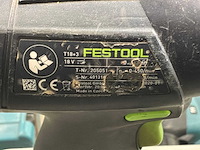 Festool t18 schroefboormachine (2x) - afbeelding 6 van  11