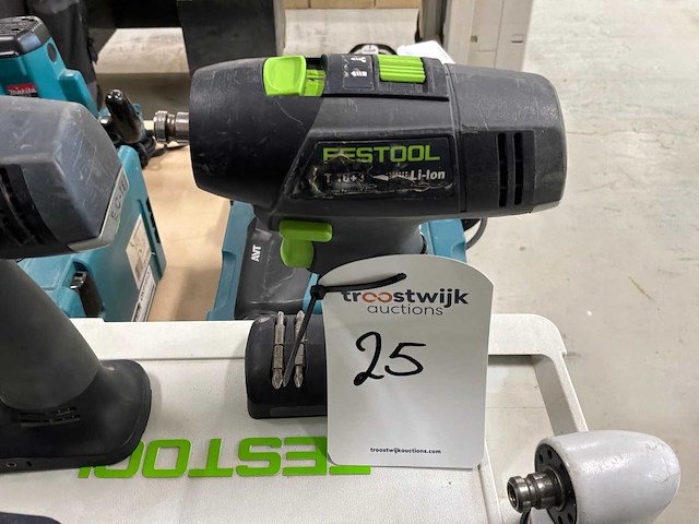 Festool t18 schroefboormachine (2x) - afbeelding 7 van  11