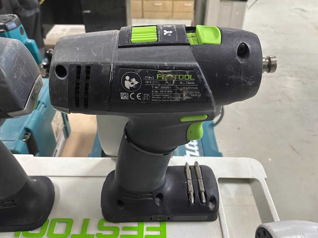 Festool t18 schroefboormachine (2x) - afbeelding 8 van  11