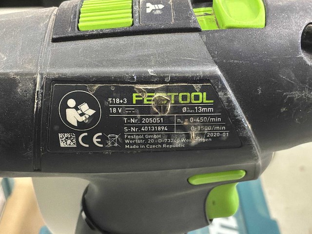 Festool t18 schroefboormachine (2x) - afbeelding 9 van  11