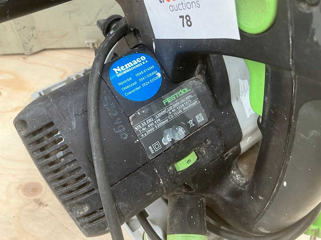Festool ts 55 ebq invalzaag - afbeelding 3 van  6