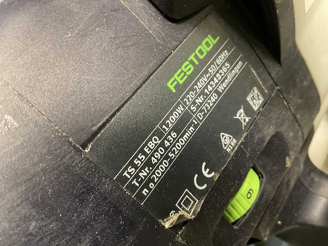 Festool ts 55 ebq invalzaag - afbeelding 4 van  4