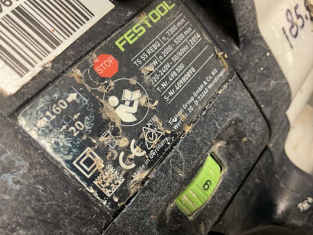 Festool ts 55 rebq invalzaag - afbeelding 3 van  3