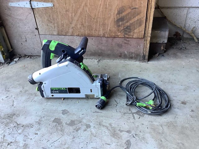 Festool ts55 rq cirkelzaagmachine - afbeelding 1 van  2