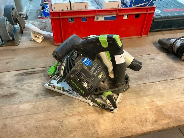 Festool ts55ebq cirkelzaagmachine - afbeelding 2 van  3