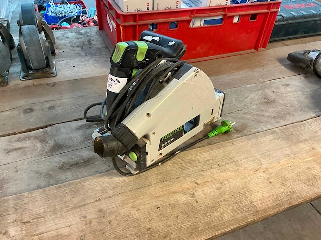 Festool ts55ebq cirkelzaagmachine - afbeelding 1 van  3