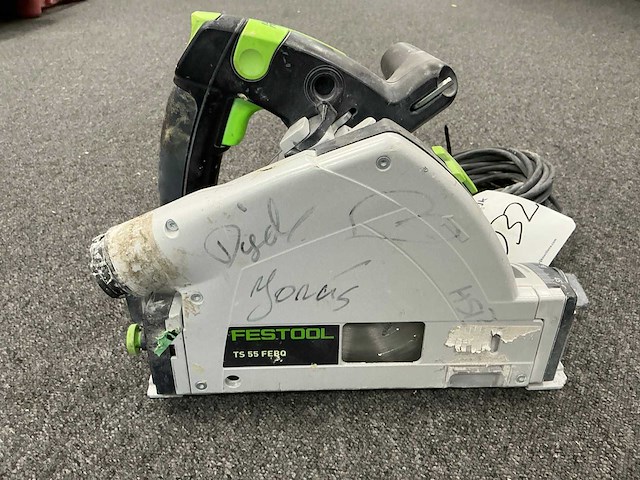 Festool ts55febq cirkelzaagmachine - afbeelding 3 van  6