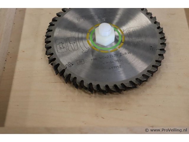 Festool wood fine cut cirkelzaagblad hw 160x2,2x20 w48 491952 - 4 stuks - afbeelding 2 van  4