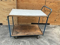Fetra 2-laags transportwagen 100x60x82cm