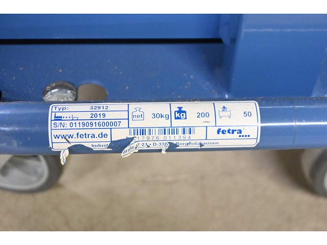 Fetra 32912 magazijnwagen inclusief afrolsysteem - afbeelding 4 van  4
