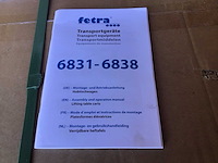 Fetra 6833 verrijdbare heftafel 500kg | nieuw - afbeelding 4 van  4