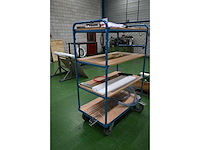 Fetra 8201 4-delige magazijnwagen inclusief diverse inhoud - afbeelding 3 van  4