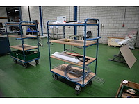 Fetra 8201 4-delige magazijnwagen inclusief diverse inhoud - afbeelding 1 van  3