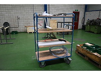 Fetra 8201 4-delige magazijnwagen inclusief diverse inhoud - afbeelding 2 van  3