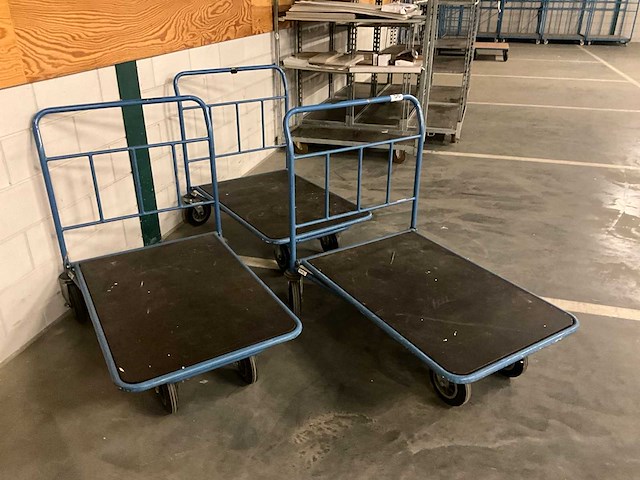 Fetra plateauwagen (3x) - afbeelding 1 van  4