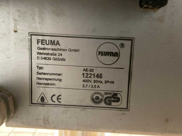Feuma hu 1020 ae-20 keukenmachine - afbeelding 2 van  8