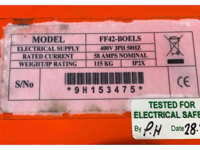 Ff42-boels elektroheater high performance - afbeelding 5 van  5