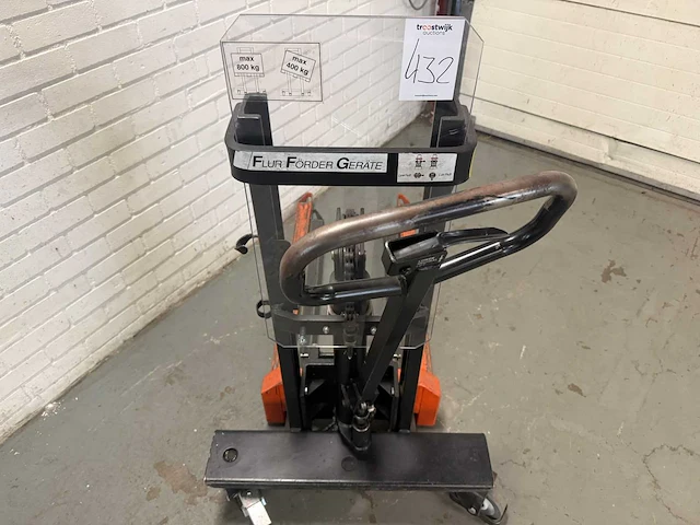 Ffg ahlen - ph 800 s - hand hydraulische palletwagen - afbeelding 3 van  5