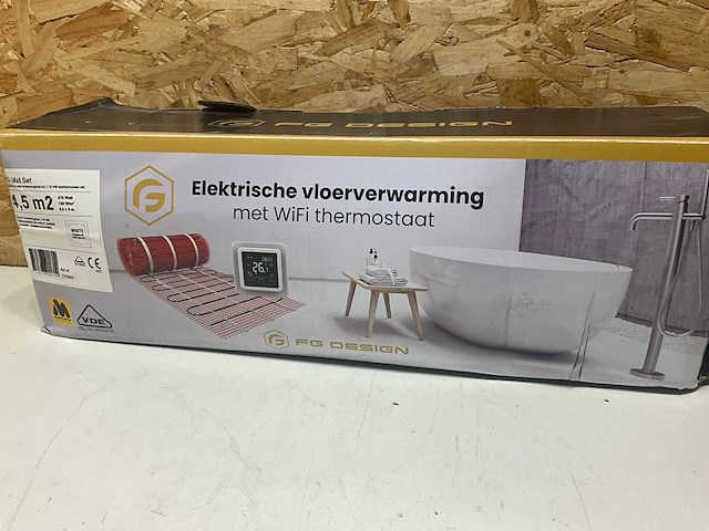 Fg elektrische vloerverwarming 675w - afbeelding 2 van  3