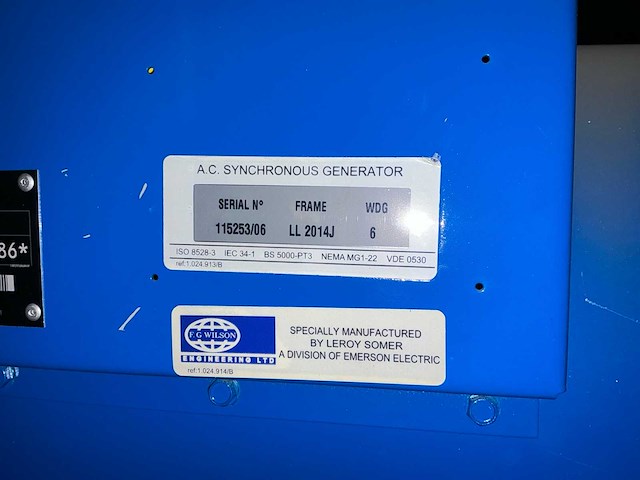 Fg wilson - 2001 - p75p1 - 75kva noodstroomaggregaat - afbeelding 19 van  26