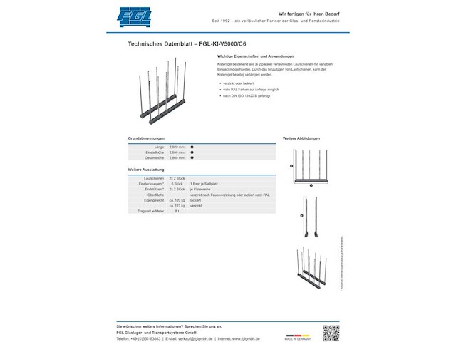 Fgl ki-5002ce glaskratten stelling frame inclusief glashouders (10x) - afbeelding 6 van  15