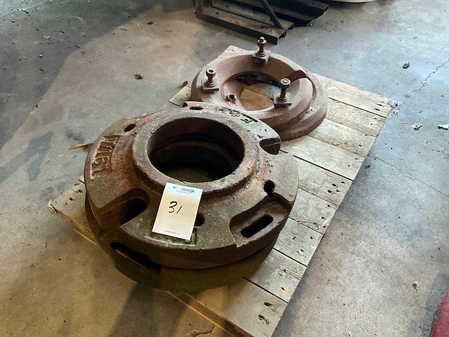 F&h wielgewicht (4x) - afbeelding 1 van  4