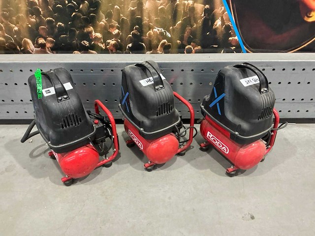 Fiac luchtcompressor (3x) - afbeelding 1 van  5