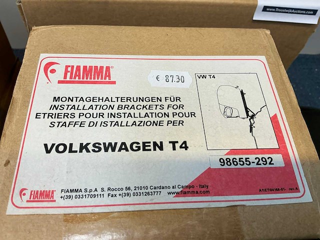 Fiamma installatiebeugel voor luifel vw t4 (2x) - afbeelding 3 van  3