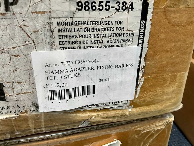 Fiamma luifel adapter fixing bar (4x) - afbeelding 4 van  4