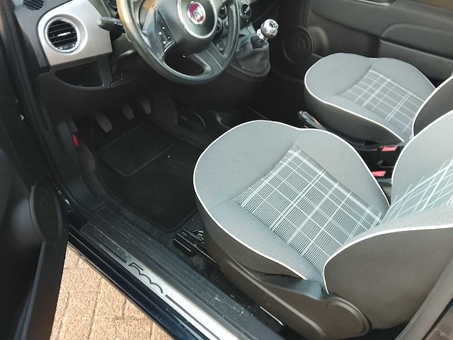 Fiat - 2011 - 500 - 0.9 twinair lounge - personenauto - afbeelding 14 van  24