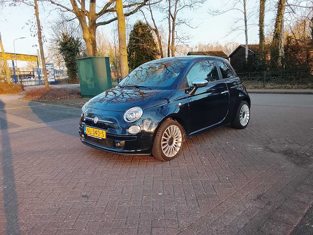 Fiat - 2011 - 500 - 0.9 twinair lounge - personenauto - afbeelding 1 van  24