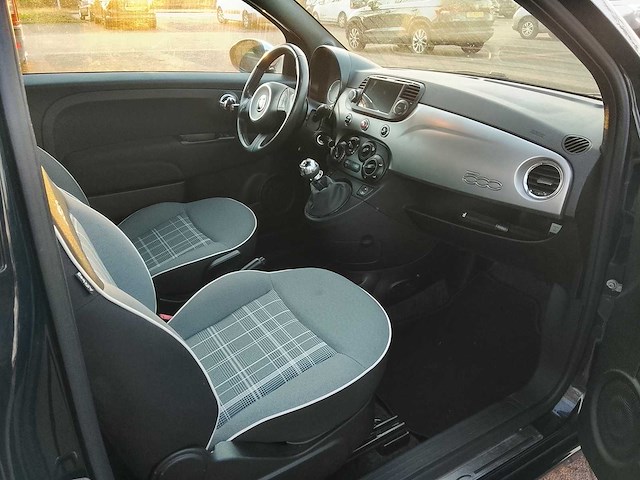 Fiat - 2011 - 500 - 0.9 twinair lounge - personenauto - afbeelding 9 van  24