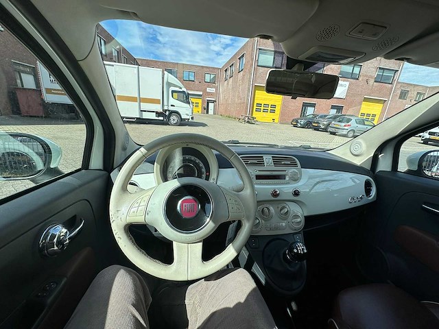 Fiat - 2012 - 500 cabrio - 0.9 twinair lounge - personenauto - afbeelding 4 van  19