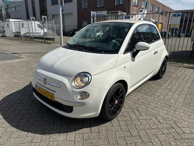 Fiat - 2012 - 500 cabrio - 0.9 twinair lounge - personenauto - afbeelding 1 van  19