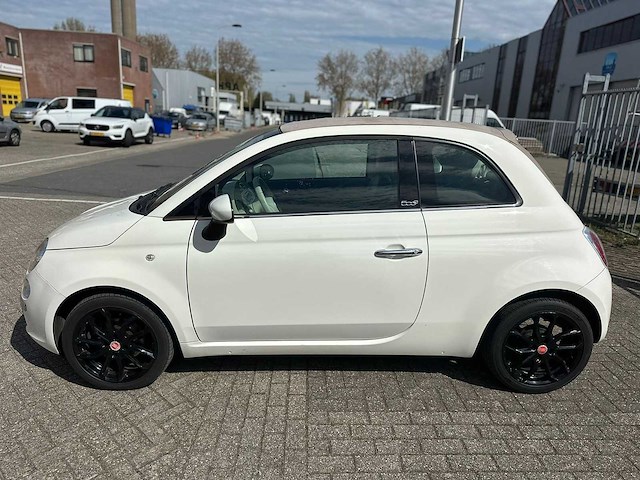 Fiat - 2012 - 500 cabrio - 0.9 twinair lounge - personenauto - afbeelding 12 van  19