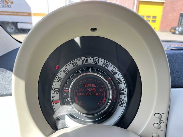 Fiat - 2012 - 500 cabrio - 0.9 twinair lounge - personenauto - afbeelding 4 van  9