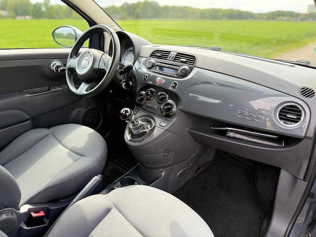 Fiat - 2014 - 500 - 1.2 lounge - personenauto - khn-23-d - afbeelding 12 van  12