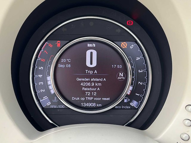 Fiat - 2014 - 500 - automaat - 0.9 twinair lounge - personenauto - afbeelding 16 van  18