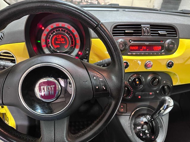 Fiat - 500 - 1.2 lounge automaat- 37-jgj-8- 2009 - afbeelding 18 van  19