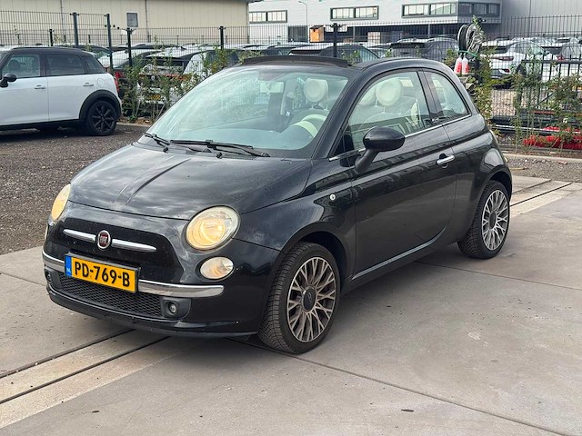 Fiat - 500 c - 1.2 lounge pd-769-b 2011 iaw - afbeelding 1 van  13