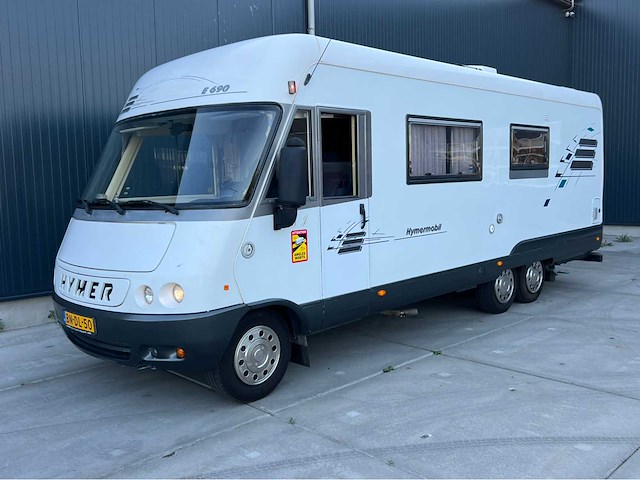 Fiat - hymer - hymermobil - e 690 - integraal - tandemasser - camper - 1995 - afbeelding 1 van  12